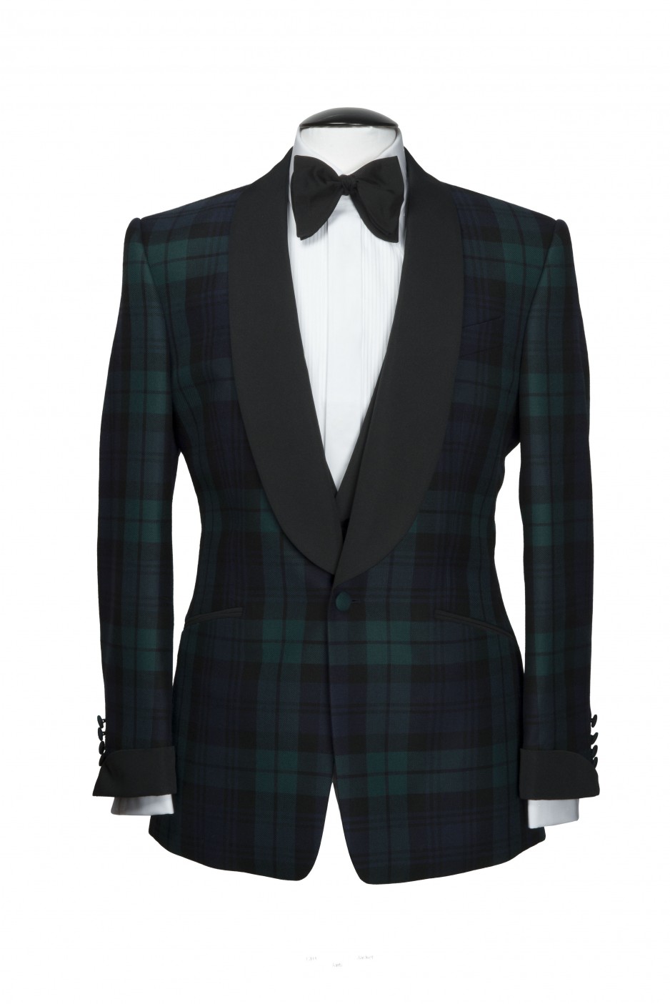 Clothing Shots : Savile Row and America - Lutwyche - Green check jacket Tartan