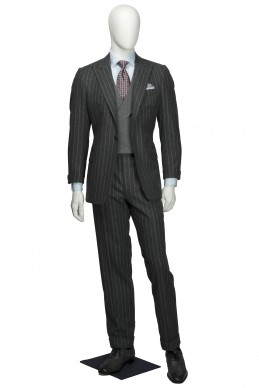 Clothing Shots : Savile Row and America- Kent Haste & Lachter- Replica of Tony Curtis grey flannel suit