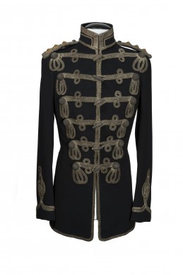 Clothing Shots : Savile Row and America - Welsh & Jefferies - Black (embroidered) military jacket