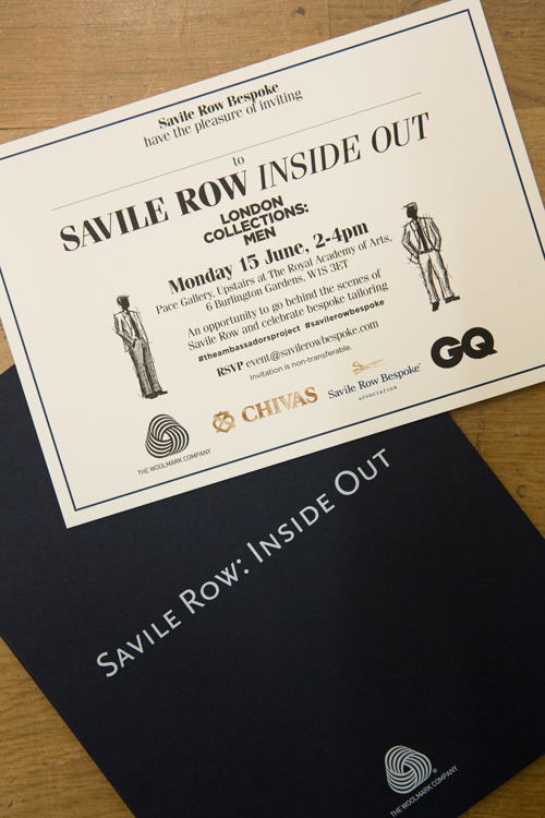 The Event : Savile Row: Inside Out