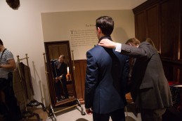 The Event : Robert Bailey performing a fitting